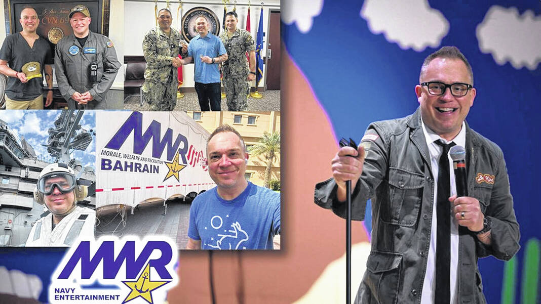 Magician from Urbana entertains troops in the Middle East